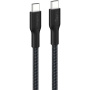 BELKIN Boost Charge Pro opletaný nabíjací kábel - USB-C na USB-C - 2 m - čierny