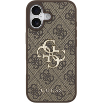 Guess 4G Metal Logo kryt pre iPhone 17 - hnedý