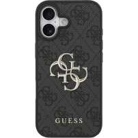 Guess 4G Metal Logo kryt pre iPhone 17 - sivý