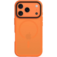 Tactical Hyperstealth transparentný kryt s MagSafe pre iPhone 17 Pro - oranžový