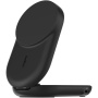 BELKIN Ultra Charge Qi2 2v1 skladací magnetický bezdrôtový stojanček pre iPhone / AirPods - 25W - čierny