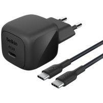 BELKIN Boost Charge nabíjacia sada adaptéra s portom USB-C a kábla USB-C na USB-C - 45W - čierna