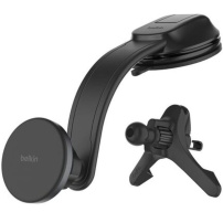 BELKIN Boost Charge Qi2 magnetický držiak do auta na palubnú dosku a do ventilačnej mriežky s bezdrôtovým nabíjaním pre iPhone - čierny