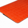 Ochranný obal / kryt s koženým povrchom so vzorom mriežky pre MacBook Air 13" (model A1369 / A1466) - oranžový