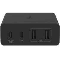 BELKIN Boost Charge Pro GaN nabíjacia stanica s portami 2x USB-C / 2x USB-A - 108W - čierna
