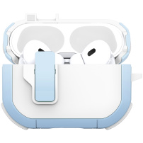 DUX DUCIS Pecp odolný obal s karabínou pre AirPods Pro 2 - modrý