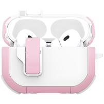 DUX DUCIS Pecp odolný obal s karabínou pre AirPods Pro 2 - ružový