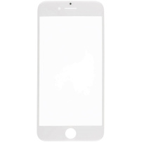 Predné dotykové sklo, vrátane OCA lepidla, rámčekov pre predný fotoaparát, proximity senzora a mriežky pre slúchadlo, pre iPhone 7 Plus – biela
