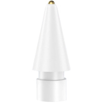 Náhradný hrot so zlatou špičkou pre Apple Pencil 1 / 2 / USB-C / Pro - štýl 3.0 - biely