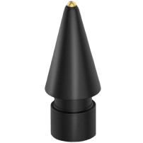 Náhradný hrot so zlatou špičkou pre Apple Pencil 1 / 2 / USB-C / Pro - štýl 3.0 - čierny