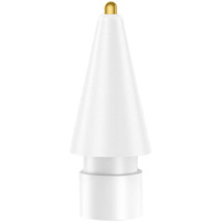 Náhradný hrot so zlatou špičkou pre Apple Pencil 1 / 2 / USB-C / Pro - štýl 3.5 - biely
