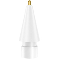 Náhradný hrot so zlatou špičkou pre Apple Pencil 1 / 2 / USB-C / Pro - štýl 4.0 - biely