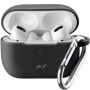 Cellularline Bounce ochranný obal s karabínou pre AirPods Pro - čierny