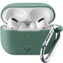 Cellularline Bounce ochranný obal s karabínou pre AirPods Pro - zelený