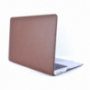 Kryt s koženým povrchom pre MacBook Air 13" (A1237 / A1304 / A1369 / A1466) - hnedý