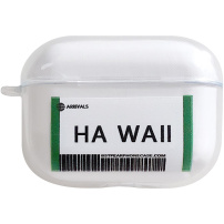 Silikónový obal v dizajne letenky pre AirPods Pro - Hawaii
