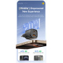 ESSAGER ES-CD54 mini rýchlonabíjací adaptér s portmi USB-C / USB-A - 20W - biely