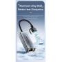 ESSAGER 2v1 ethernet redukcia - RJ45 na USB-C / USB-A - sivá