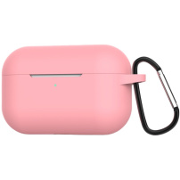 Silikónový obal s&nbsp;karabínou pre AirPods Pro – ružový