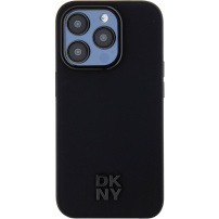 DKNY Stack Logo kryt s MagSafe pre iPhone 15 Pro Max - čierny