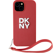 DKNY Stack Logo kryt s pútkom pre iPhone 13 - červený
