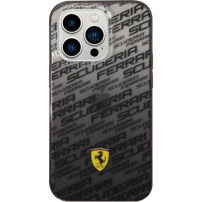 Ferrari Gradient Allover kryt pre iPhone 14 Pro Max - čierny