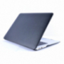 Kryt s koženým povrchom pre MacBook Air 13" (A1237 / A1304 / A1369 / A1466) - čierny