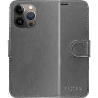FIXED FIT Shine flipové puzdro pre iPhone 13 Pro Max - antracitové