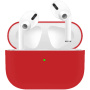Ultratenký silikónový obal pre AirPods Pro – červený