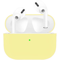 Ultratenký silikónový obal pre AirPods Pro – žltý