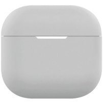 Ochranný silikónový obal pre AirPods 4 / 5 - svetlosivý