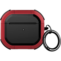 Odolný obal so zosilnenými rohmi pre AirPods 4 / 5 - červený
