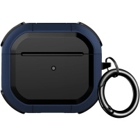 Odolný obal so zosilnenými rohmi pre AirPods 4 / 5 - tmavo modrý