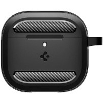 Spigen Rugged Armor odolný obal pre AirPods 4 / 5 - čierny