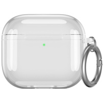 Transparentný obal s karabínou pre AirPods 4 / 5 - číry