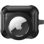 2v1 superodolný ochranný obal pre AirPods 3 / AirTag 1 / 2 - čierny