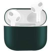 Ochranný silikónový obal pre AirPods 3 - tmavozelený