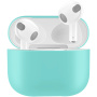Ochranný silikónový obal pre AirPods 3 - tyrkysový