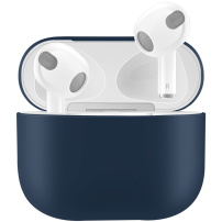 Ochranný silikónový obal pre AirPods 3 - tmavomodrý