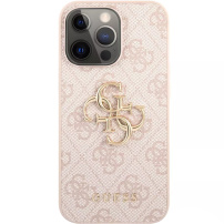 Guess 4G Metal Logo kryt pre iPhone 13 Pro Max - ružový