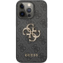 Guess 4G Metal Logo kryt pre iPhone 13 Pro Max - sivý