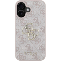 Guess 4G Metal Logo kryt pre iPhone 16 Plus - ružový