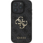 Guess 4G Metal Logo kryt pre iPhone 16 Pro Max - šedý