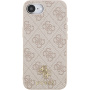 Guess 4G Small Metal Logo kryt s MagSafe pre iPhone 16e / 17e - ružový