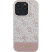 Guess 4G Stripe kryt pre iPhone 16 Pro - ružový