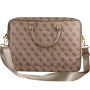 Guess 4G UpTown taška pre MacBook do 16" - hnedá