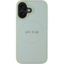 Guess Grained Classic Logo kryt s MagSafe pre iPhone 16 - zelený
