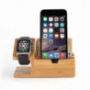 Drevená dokovacia a nabíjacia stanica / stojan pre Apple Watch 38mm / 42mm a iPhone 7 / 7 Plus / 6S / 6S Plus / 6 / 6 Plus / 5 / 5S / 5C