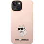 Karl Lagerfeld Choupette NFT silikónový kryt pre iPhone 14 Plus - ružový