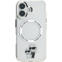 Karl Lagerfeld IML Karl and Choupette kryt s MagSafe pre iPhone 16 Plus - číry